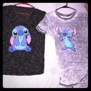 A Disney bundle of Stitch shirts